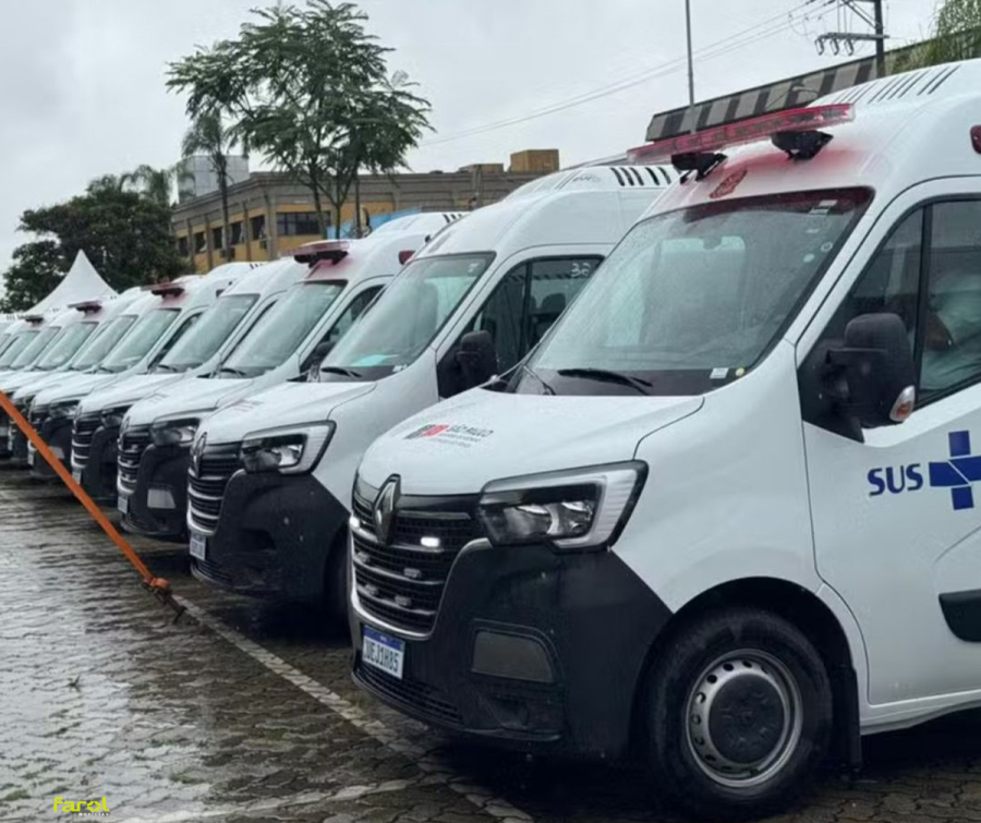 Tarcísio participa da entrega de 200 veículos de saúde para cidades do interior de SP 