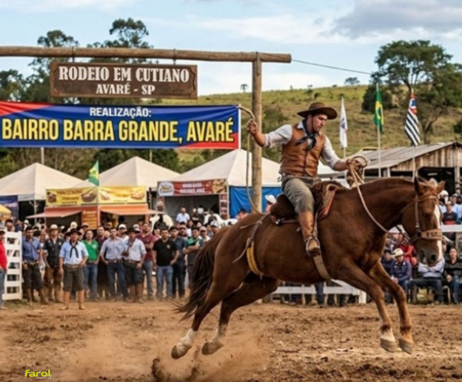 Bairro Barra Grande terá rodeio em cutiano no domingo, dia 12