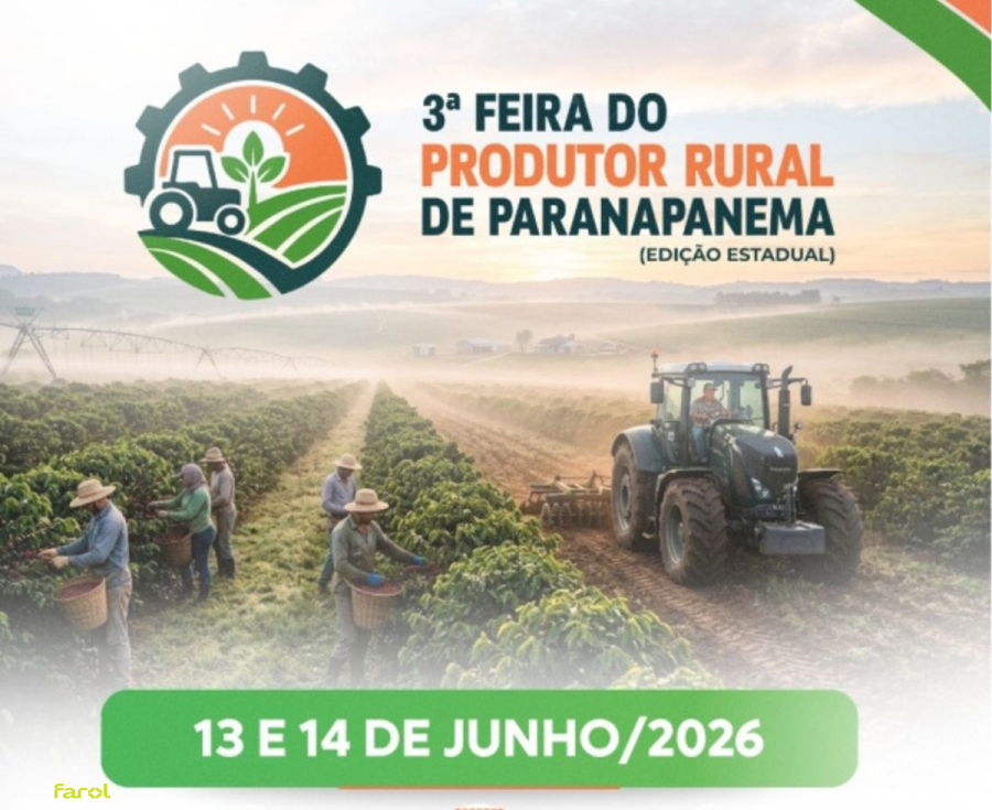 Município realiza 3ª Feira do Produtor Rural – Edição Estadual nos dias 13 e 14 de junho