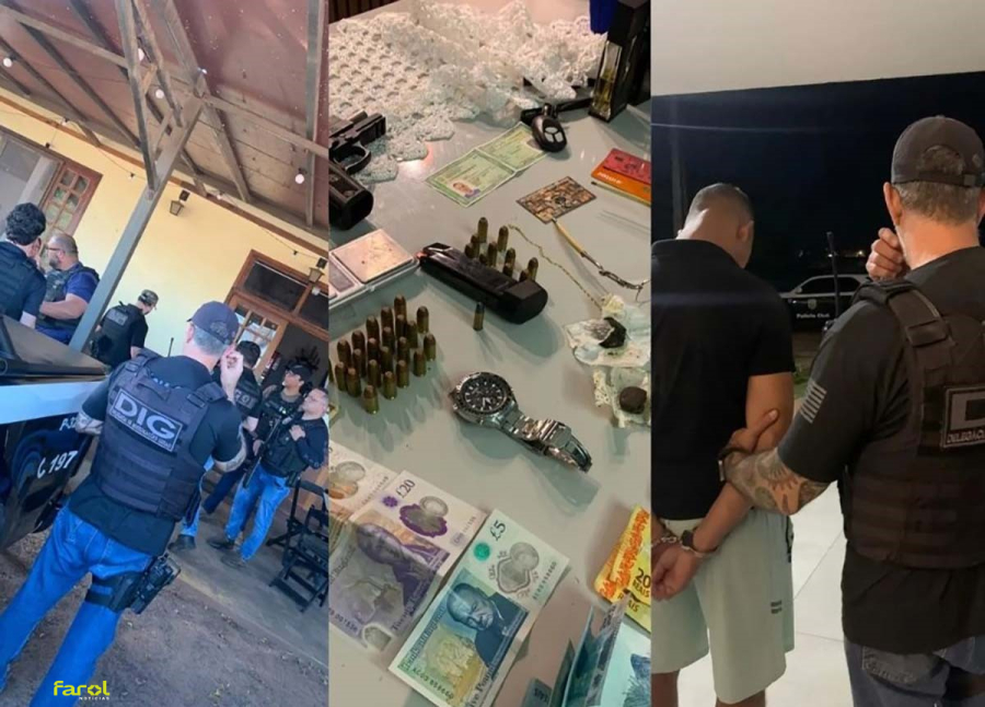 Operação mira quadrilha suspeita de furtos em casas de veraneio;  dois são presos