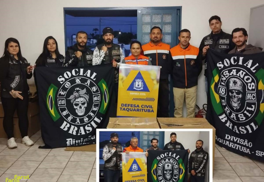 Motoclubes reforçam campanha de solidariedade a famílias atingidas por temporal em Itararé