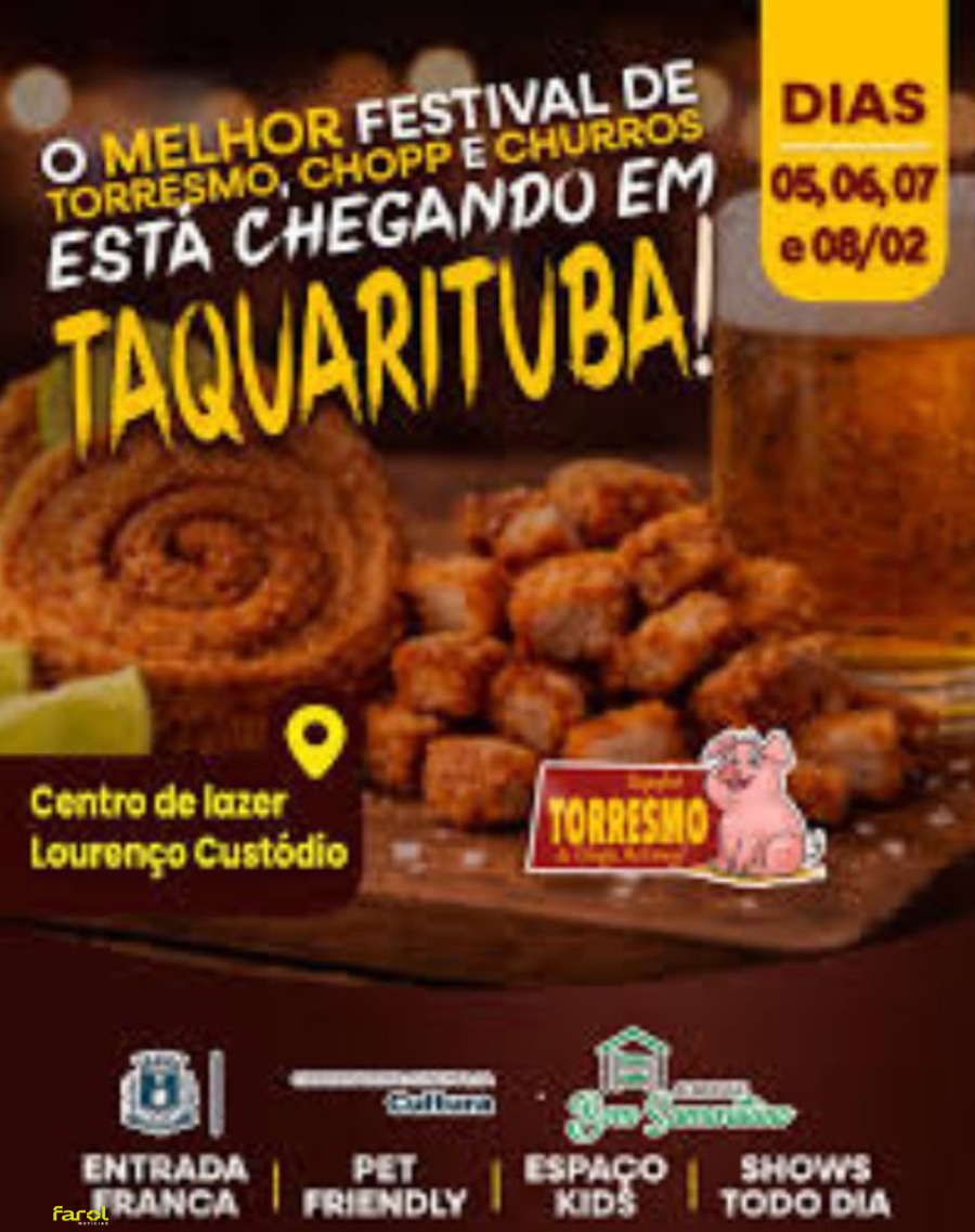 Taquarituba recebe Festival do Torresmo neste fim de semana
