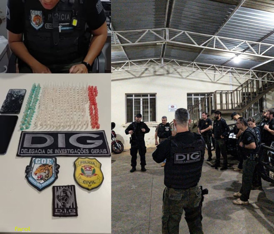 Ação da Polícia Civil contra o tráfico termina com prisão em flagrante na Vila Capitão Cesário