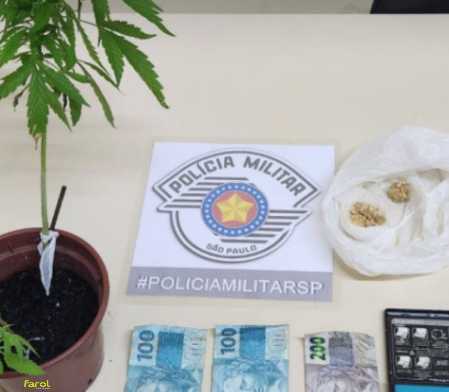 Tentativa de fuga termina com prisão por tráfico na Vila Serena