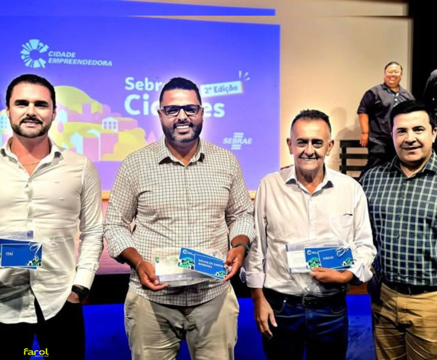 Municípios integrantes da AMVAPA recebem prêmio “Cidade Empreendedora”