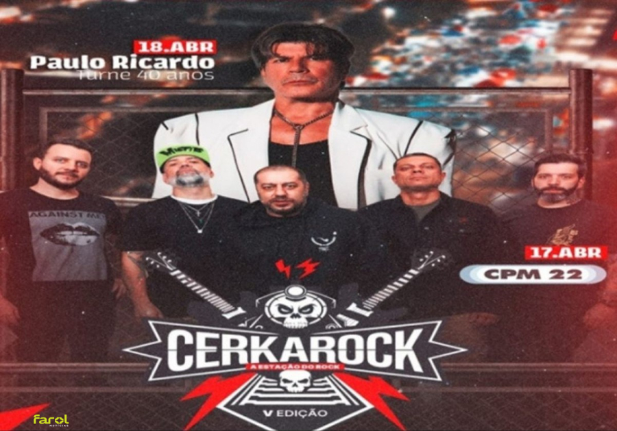 Cerka Rock confirma shows de CPM 22 e Paulo Ricardo em abril
