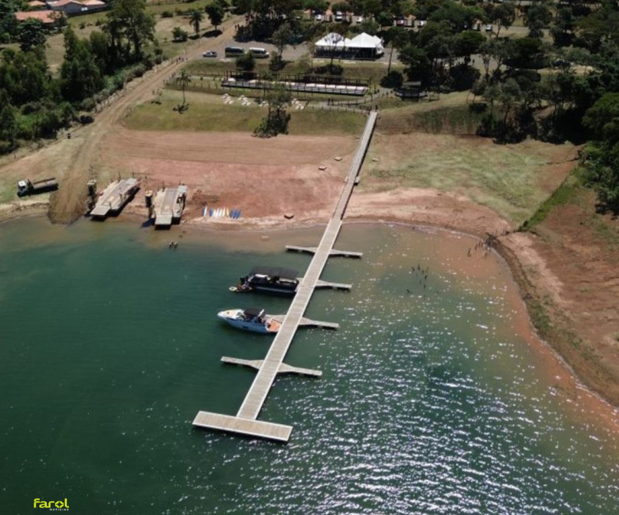 Com investimento de R$ 1,6 milhão do Governo do Estado, estrutura náutica é entregue em Fartura