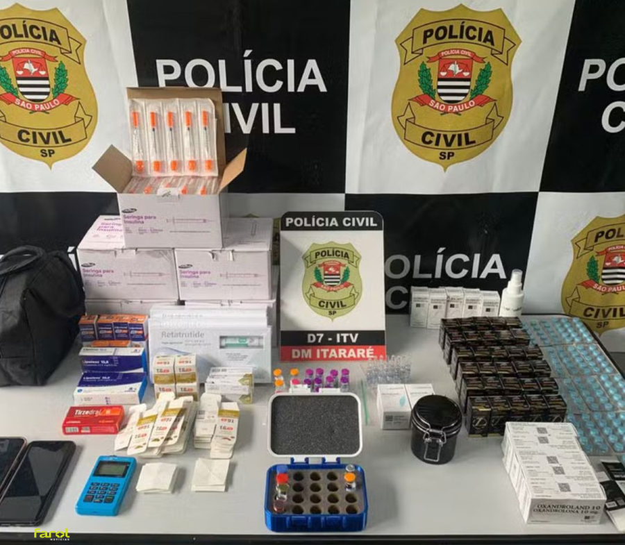 Casal é preso por venda e aplicação ilegal de medicamentos 