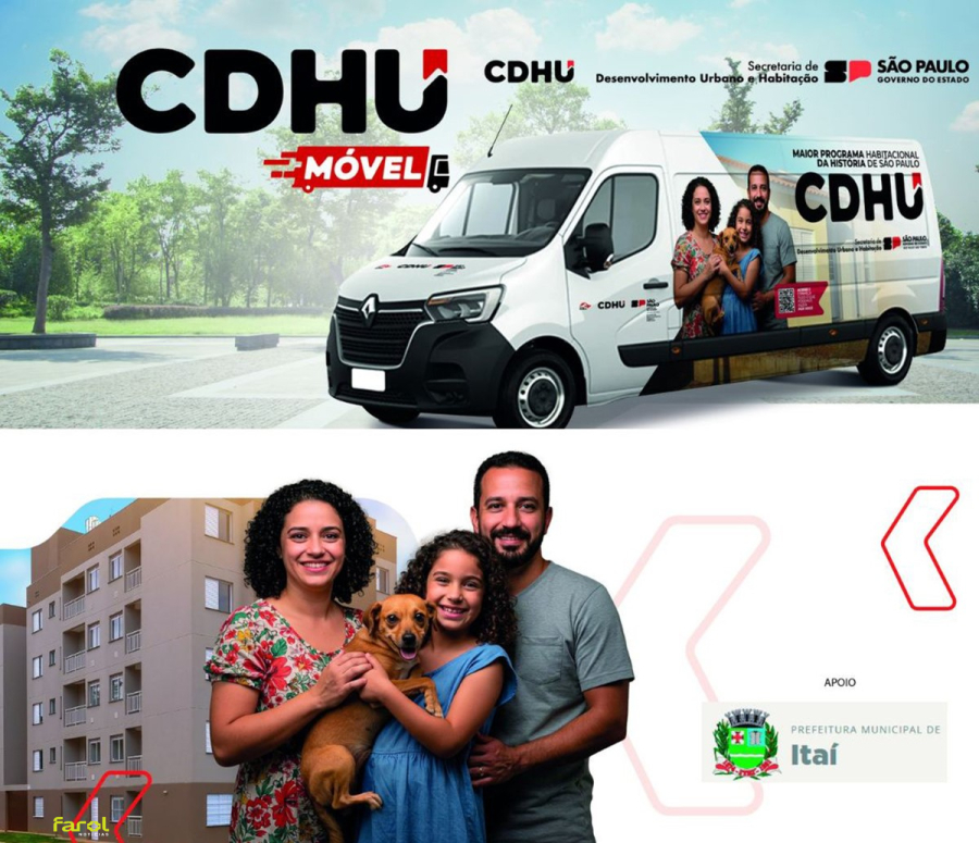 CDHU Móvel estará oferecendo atendimento direto aos mutuários em Itaí, na quinta-feira, 16 