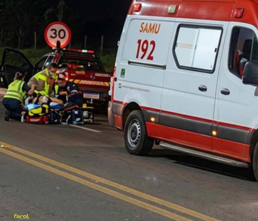 Mulher fica gravemente ferida após ser atropela na SP-255 