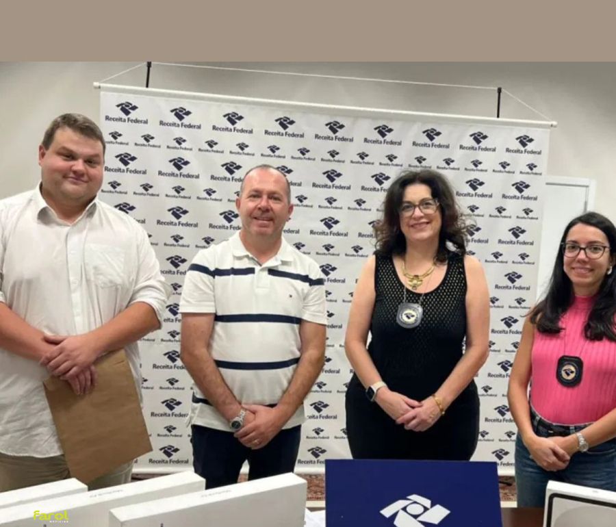 Prefeitura recebe R$ 31 mil em equipamentos apreendidos pela Receita Federal