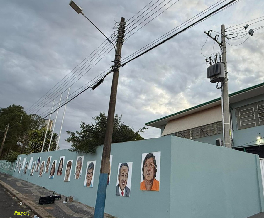Projeto “Memórias” é sucesso e transforma muro em verdadeira obra de arte 