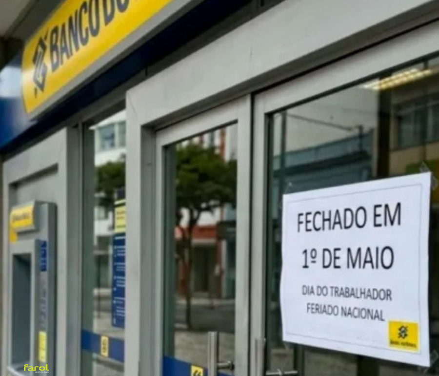 Bancos e bolsa fecham no feriado de 1º de Maio; serviços digitais seguem disponíveis