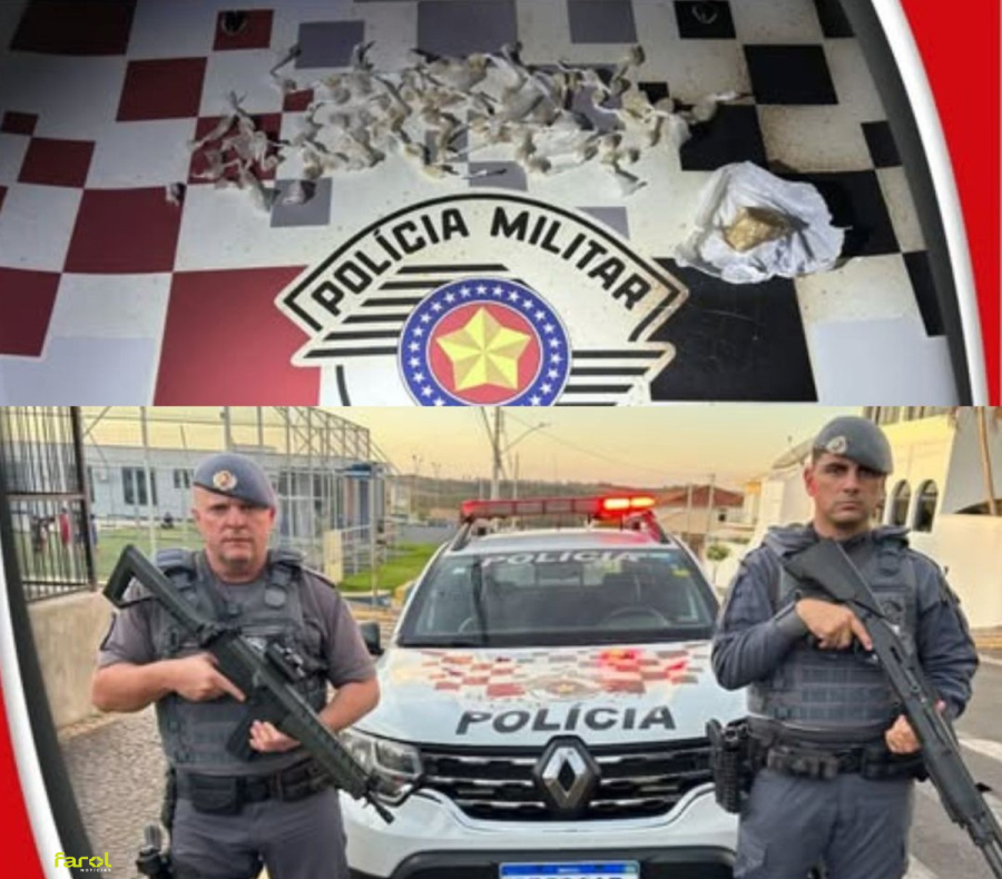 Adolescente é apreendido por tráfico de drogas durante ação da PM 