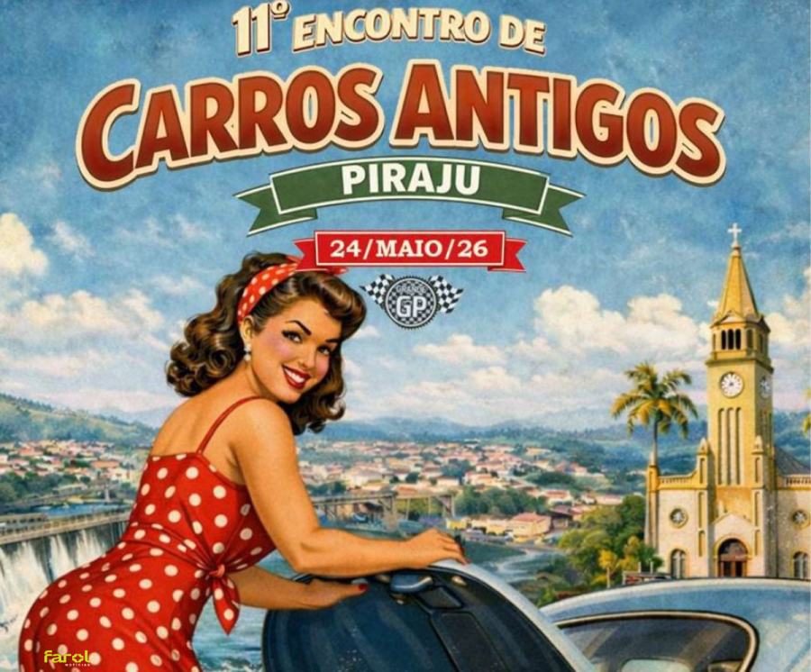Cidade recebe 11º Encontro de Carros Antigos neste final de semana 