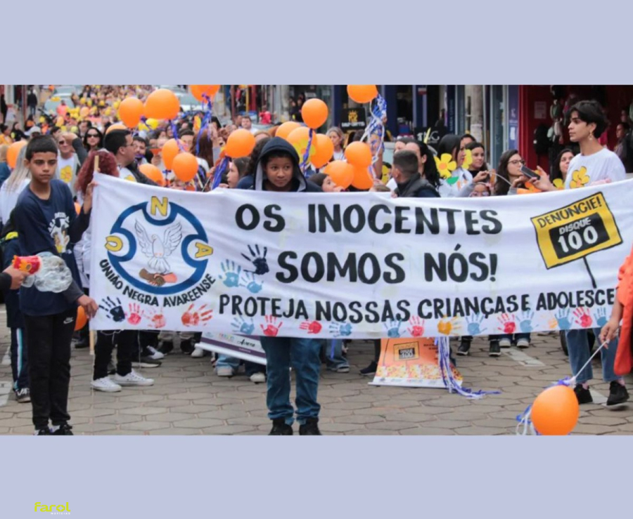 Cidade realiza Caminhada de Combate ao Abuso e Exploração Sexual de crianças e Adolescentes