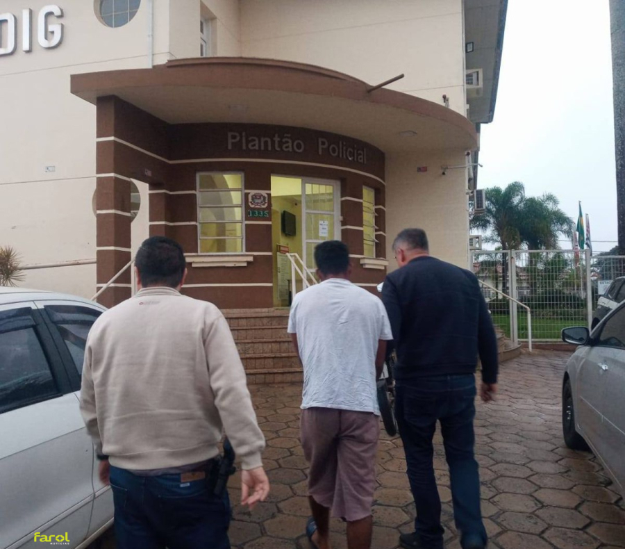 Homem é preso após descumprir medida protetiva e agredir mulher 