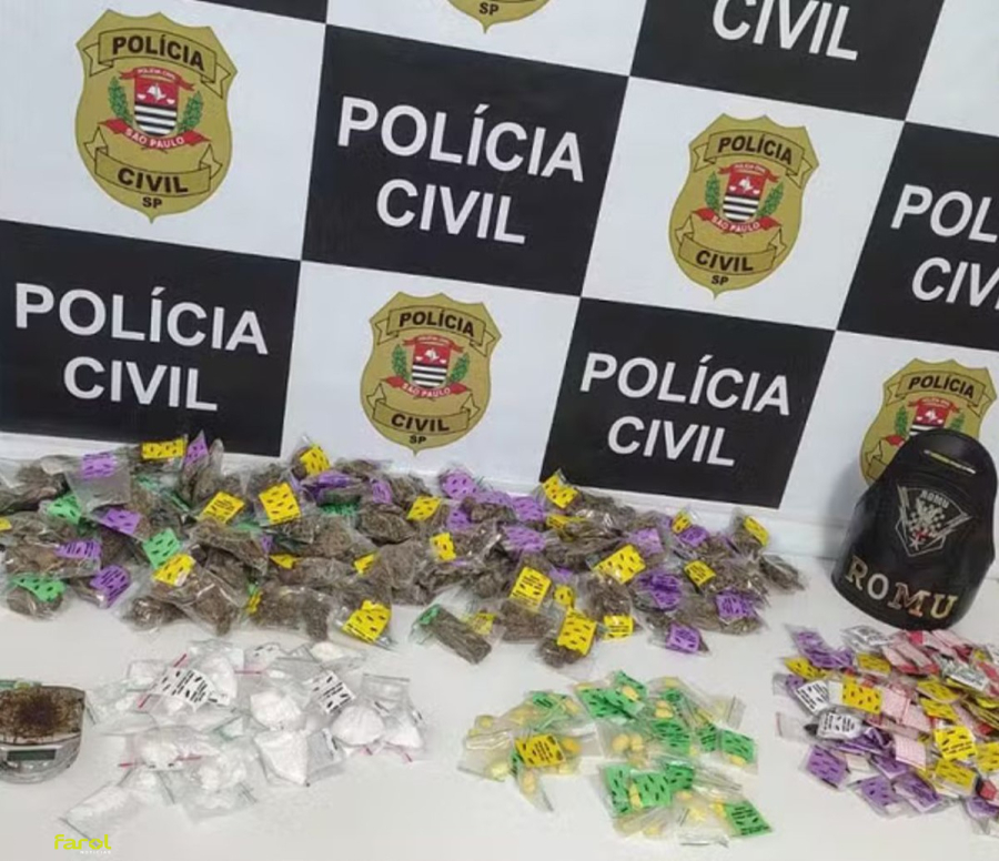 Polícia prende dupla suspeita de operar “disk drogas” com entregas por motoboys 