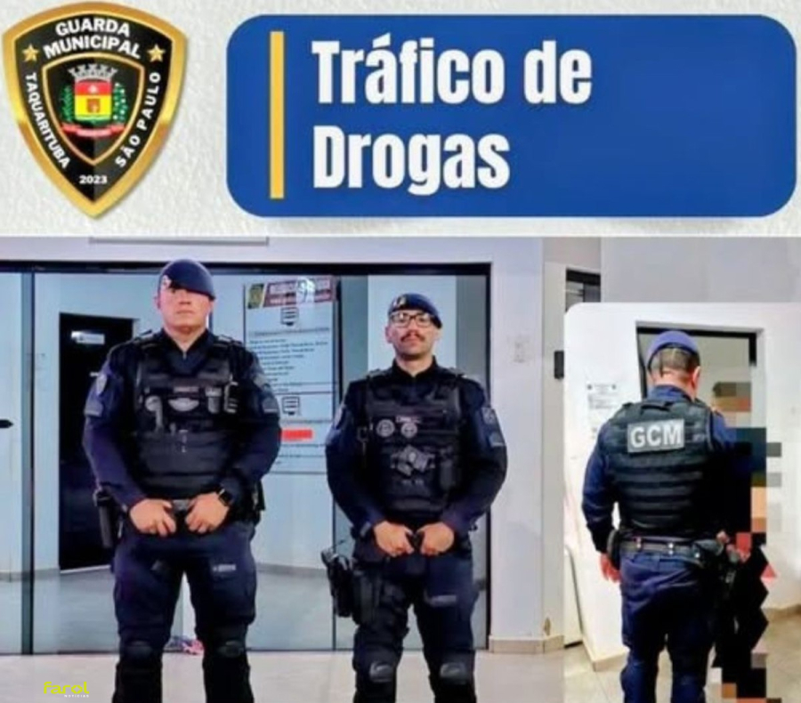 Homem é preso por tráfico de drogas durante abordagem da GCM no bairro Santa Rita 