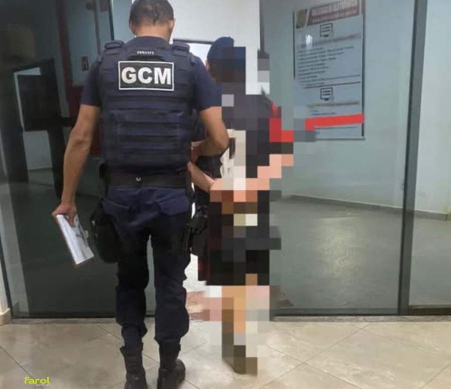 GCM prende homem em flagrante por violência doméstica