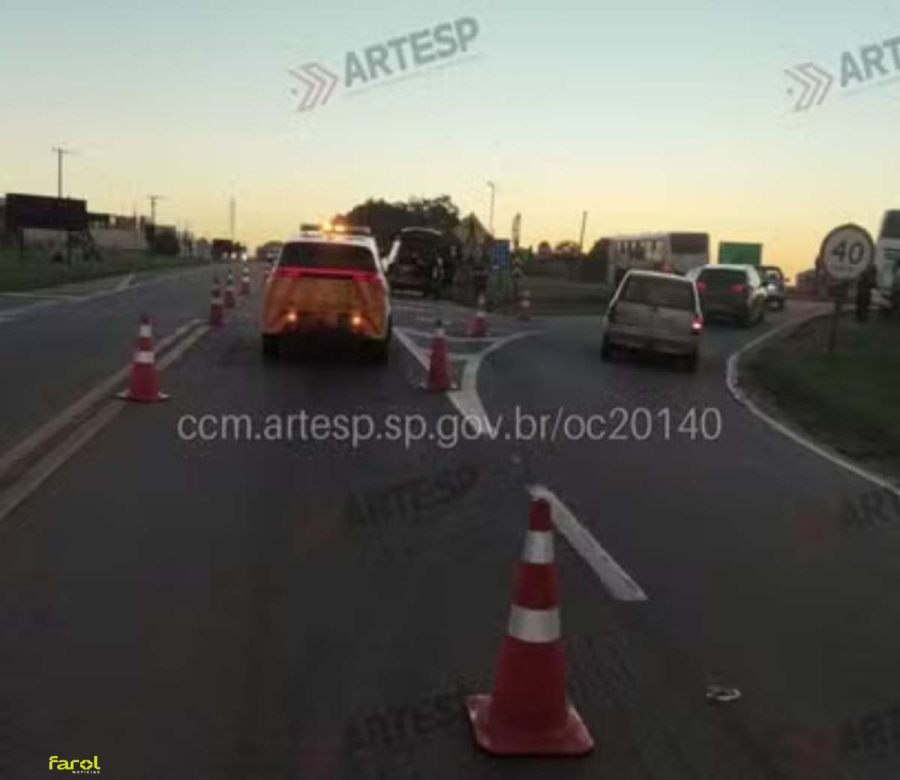 Motociclista morre após colisão com ônibus na Rodovia Marechal Rondon