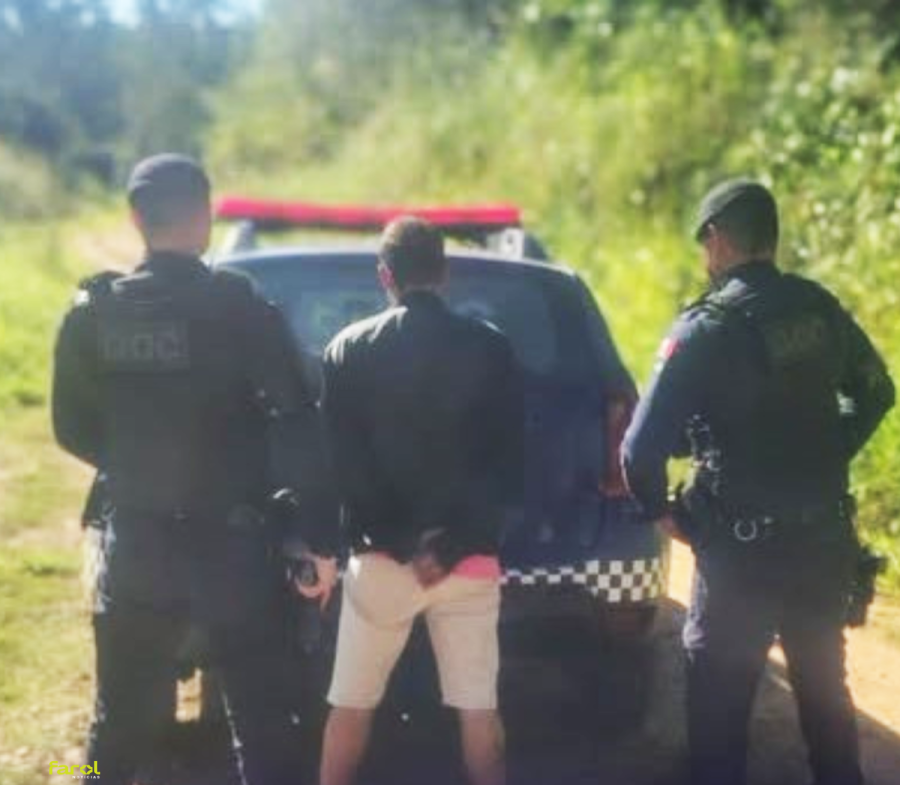 Foragido da Justiça do Paraná é preso pelo GOC da GCM na zona rural do município