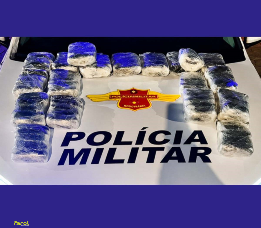 Caminhoneiro paraguaio é preso com 27,5 kg de haxixe escondidos em mala na Rodovia Castello Branco