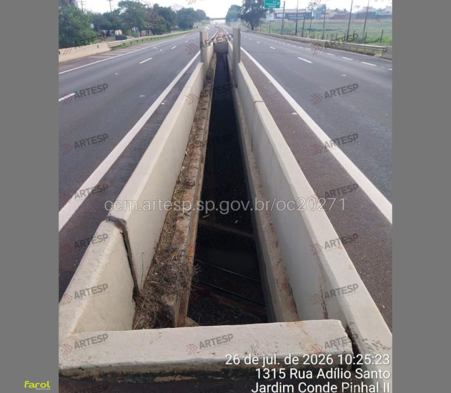 Homem morre após cair de ponte ferroviária 