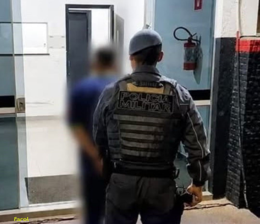 Homem é preso por violência doméstica e tráfico de drogas 