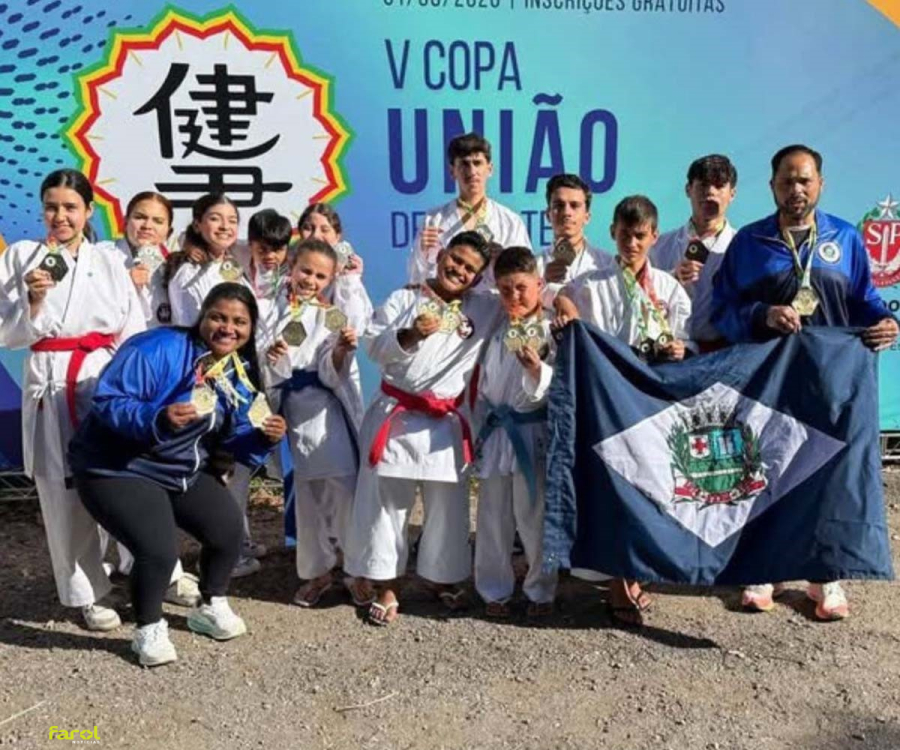Karatê conquista 19 medalhas na Copa União e reforça força do esporte no município