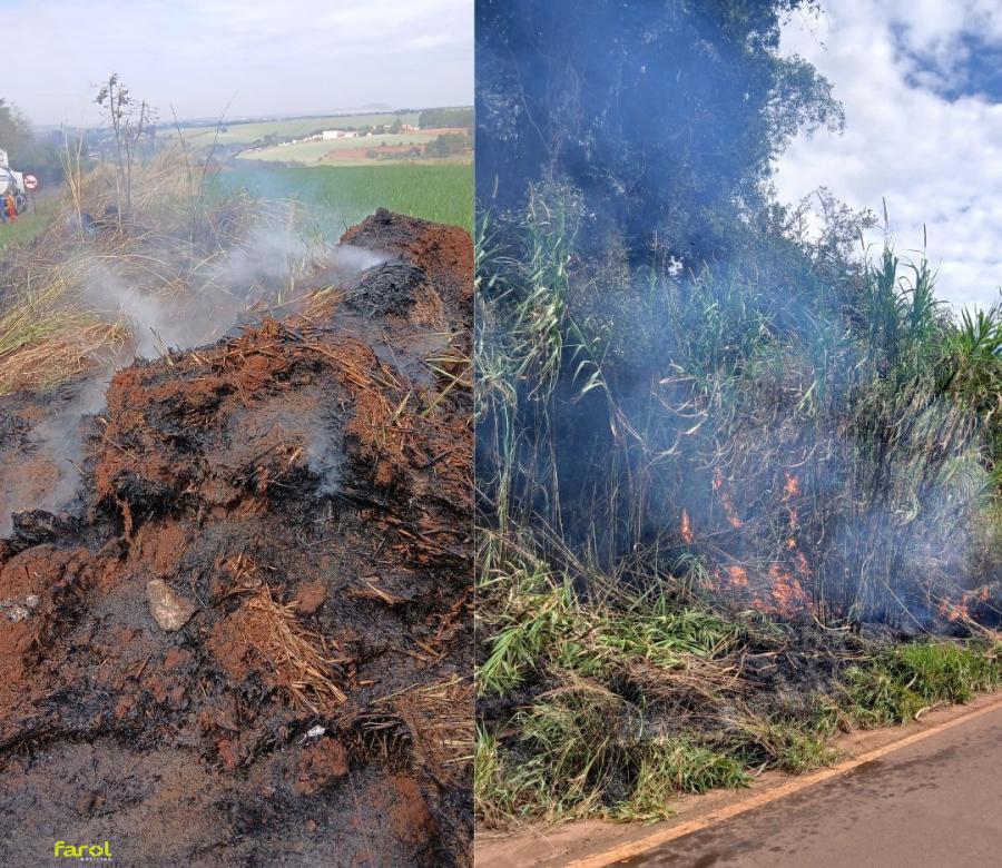 Homem é detido após confessar incêndios às margens de estrada vicinal 