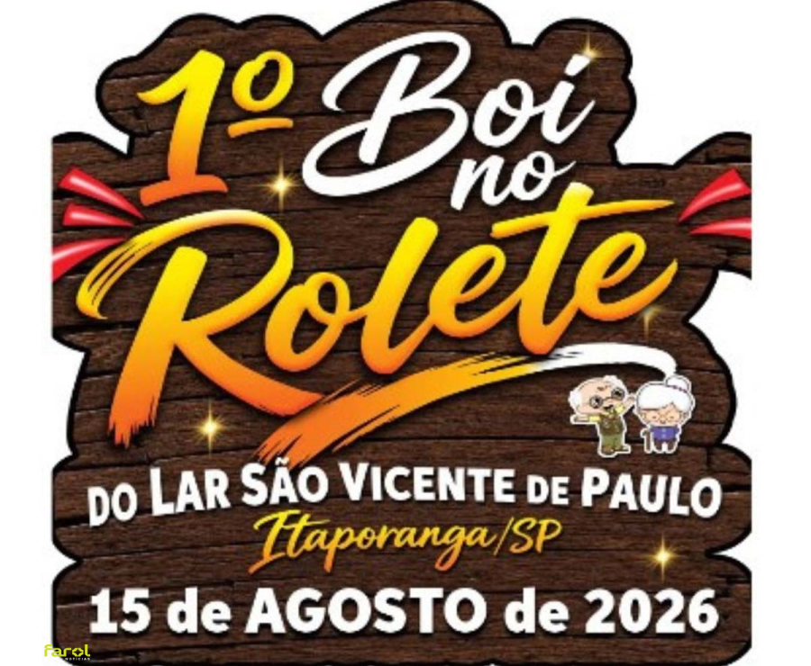 1º Boi no Rolete do Asilo acontece neste sábado com sorteio de moto 0 km