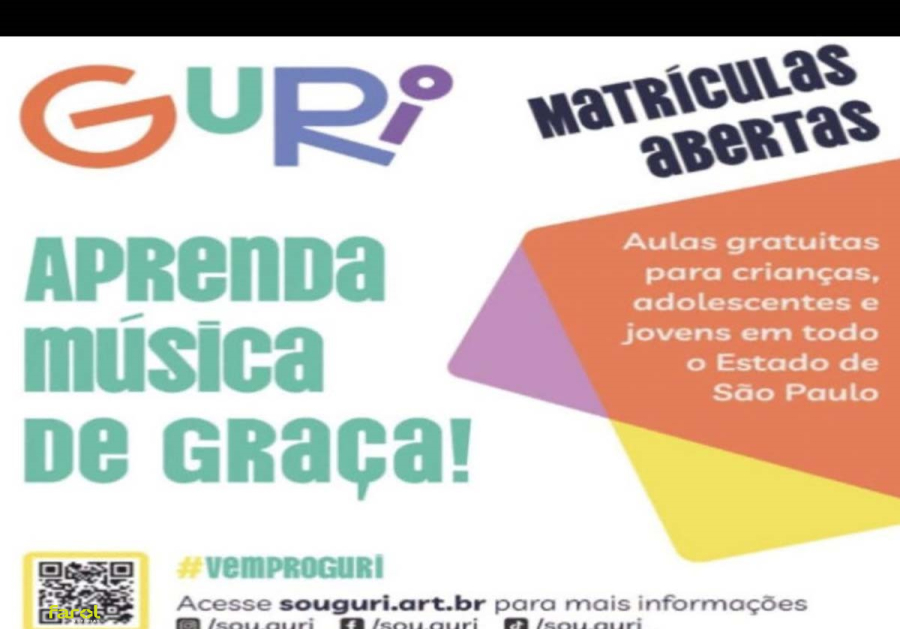 Prefeitura abre inscrições para o Projeto Guri