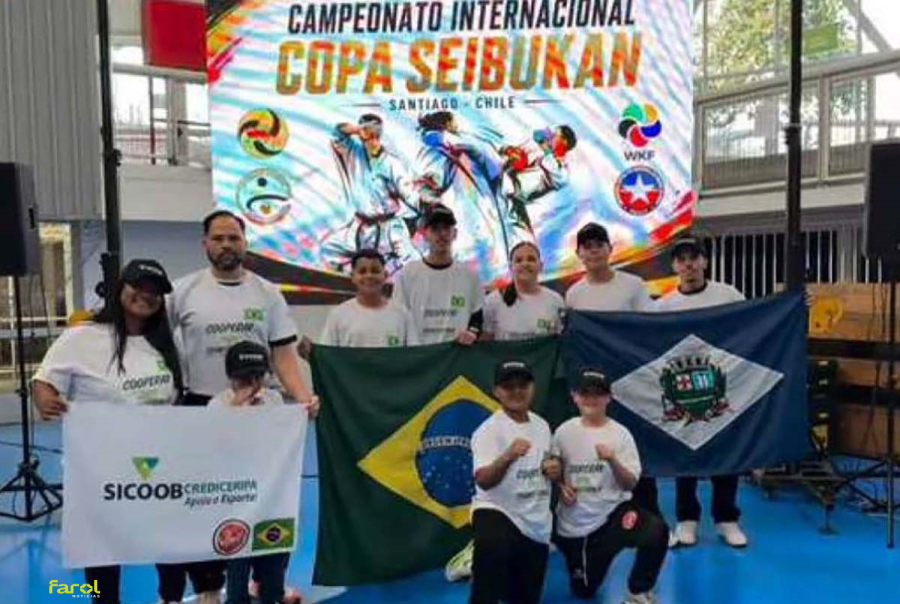 Karatê faz história no Chile com 23 medalhas e conquista 3º lugar geral