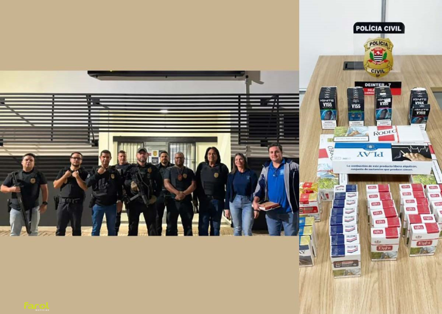 Operação apreende cigarros e vapes e fiscaliza bares e adegas 