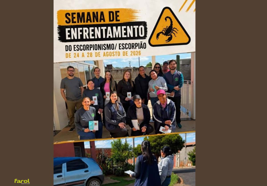 Secretaria promove ações de prevenção durante Semana Estadual de Enfrentamento do Escorpionismo