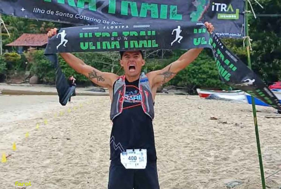 Alexandre Caveira é campeão do 46K Floripa Ultra Trail Run