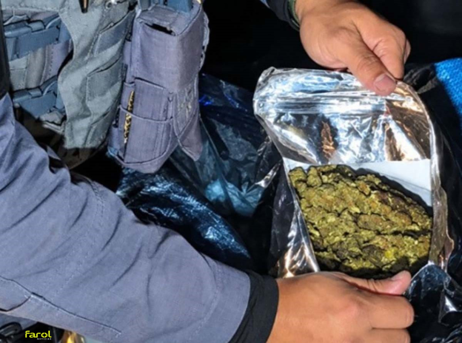 Casal é preso com mais de 6 kg de skunk na Castello Branco