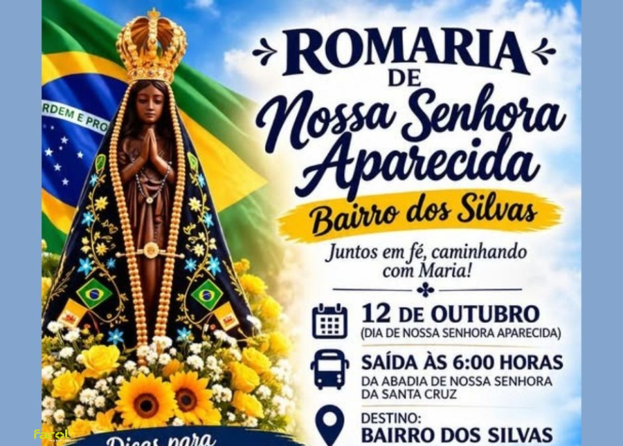Devotos se preparam para a tradicional Caminhada de Nossa Senhora Aparecida no dia 12 de outubro