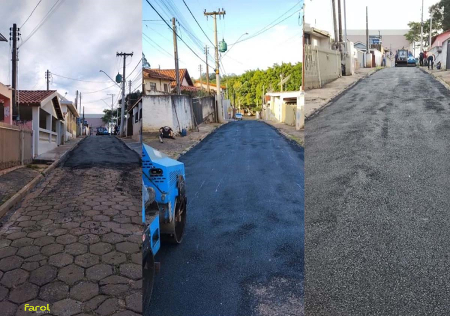 Prefeitura realiza operação tapa-buracos na Avenida das Posses, em Campos de Holambra