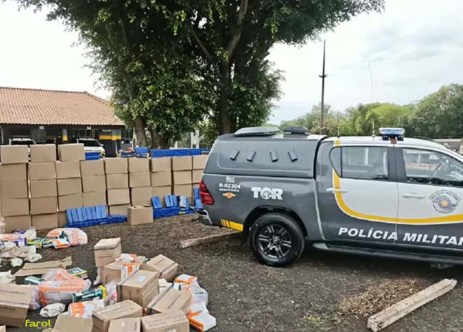 Polícia apreende 1,4 tonelada de maconha escondida em carga de fraldas 