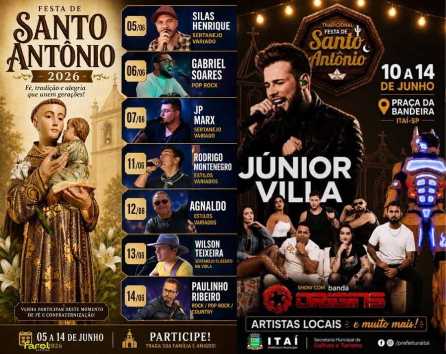 Quermesse de Santo Antônio inicia programação musical nesta sexta-feira
