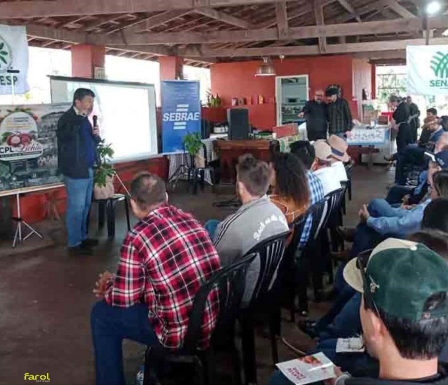 Produtor referência nacional em lichia, ministra palestra em Dia de Campo em Ourinhos