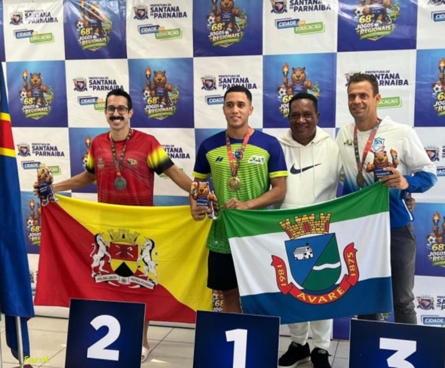 Natação garante cinco medalhas nos Jogos Regionais