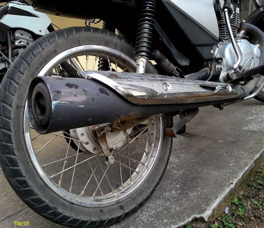 Cidade tem lei que proíbe motos com escapamentos barulhentos e prevê multa de R$ 800