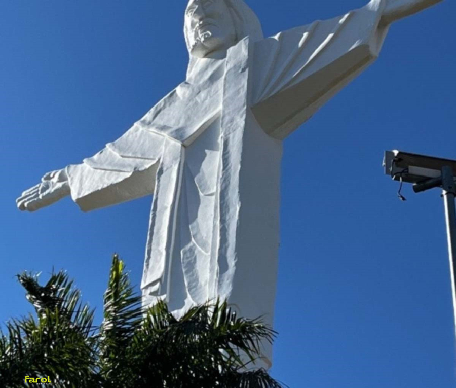 Prefeitura inicia restauração do Cristo Redentor e da cascata 