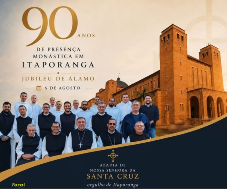 Abadia de Nossa Senhora da Santa Cruz celebra 90 anos de presença monástica cisterciense 
