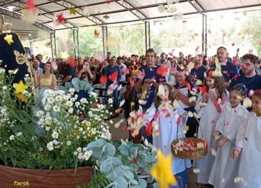 64ª Festa de Nossa Senhora Aparecida reúne cerca de 700 pessoas no bairro São Francisco