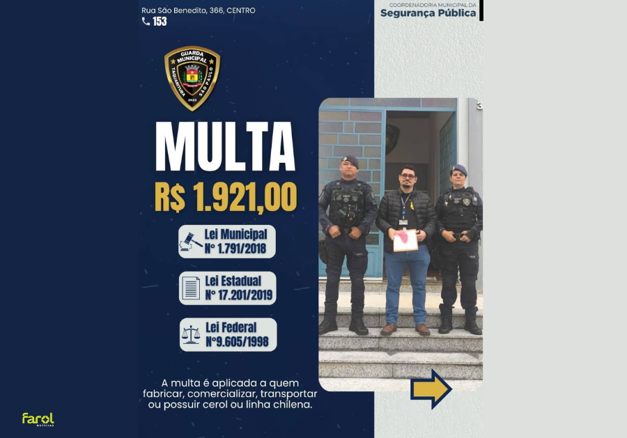Guarda Civil Municipal apreende linhas com cerol durante ação preventiva